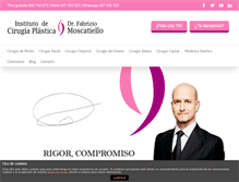 Tablet Screenshot of drmoscatiello.com